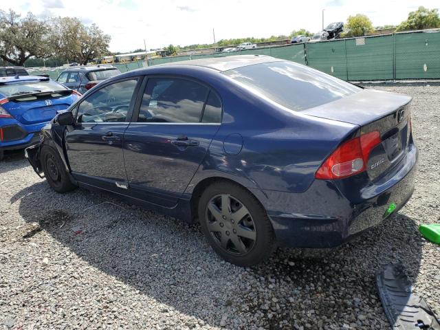 1HGFA16506L080652 - 2006 HONDA CIVIC LX BLUE photo 2