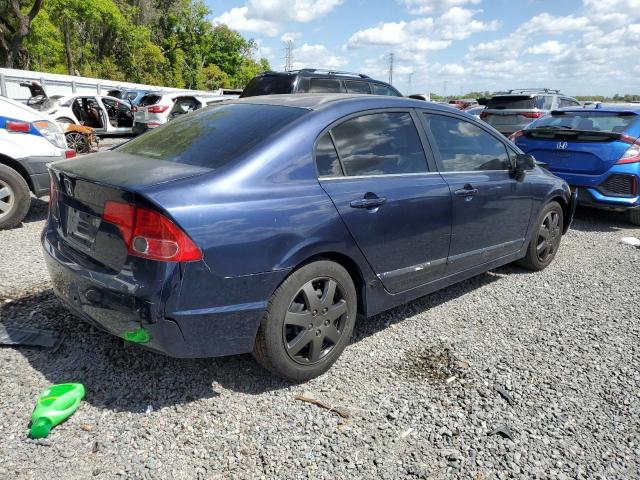 1HGFA16506L080652 - 2006 HONDA CIVIC LX BLUE photo 3