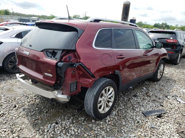 1C4PJLCB2KD373353 - 2019 JEEP CHEROKEE LATITUDE MAROON photo 3