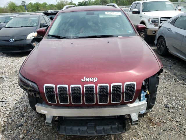 1C4PJLCB2KD373353 - 2019 JEEP CHEROKEE LATITUDE MAROON photo 5