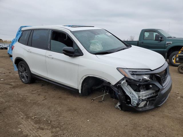 5FNYF8H58MB008712 - 2021 HONDA PASSPORT EXL Blanco foto 4