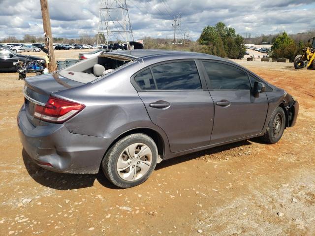 19XFB2F59EE002265 - 2014 HONDA CIVIC LX GRAY photo 3