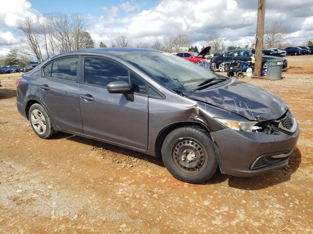 19XFB2F59EE002265 - 2014 HONDA CIVIC LX GRAY photo 4