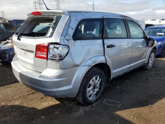 3C4PDCAB0ET261501 - 2014 DODGE JOURNEY SE SILVER photo 3