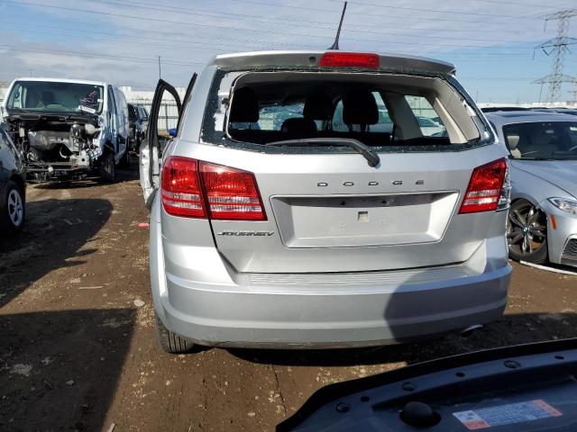 3C4PDCAB0ET261501 - 2014 DODGE JOURNEY SE SILVER photo 6