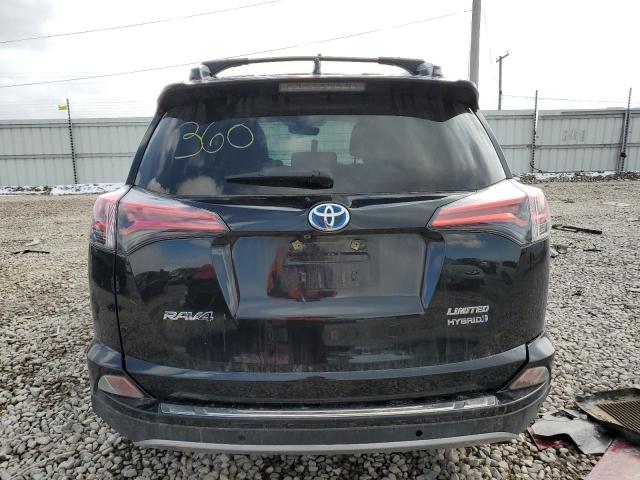 JTMDJREV3JD157930 - 2018 TOYOTA RAV4 HV LIMITED BLACK photo 6