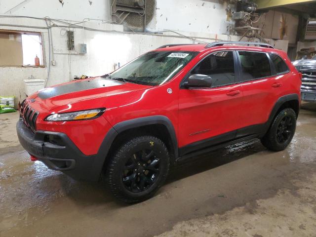 1C4PJMBS4HW600840 - 2017 JEEP CHEROKEE TRAILHAWK RED photo 1