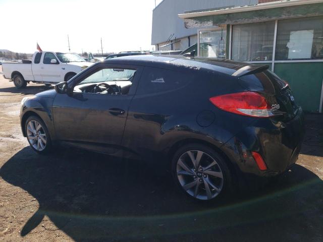 KMHTC6AD5GU281090 - 2016 HYUNDAI VELOSTER BLACK photo 2