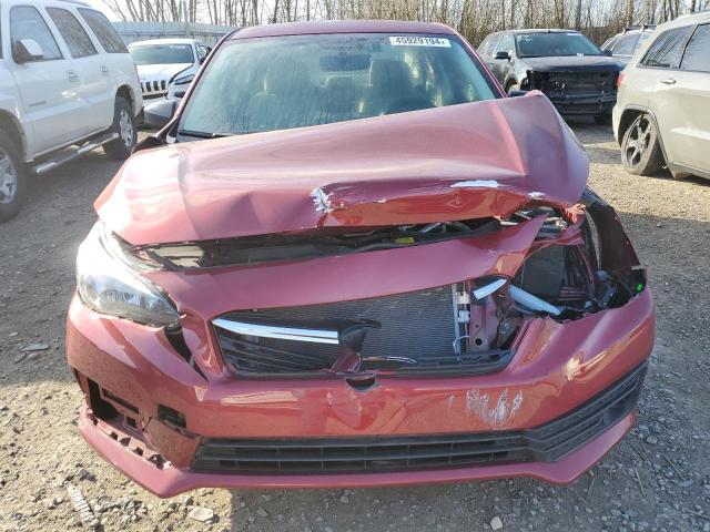 4S3GKAB69P3605305 - 2023 SUBARU IMPREZA RED photo 5