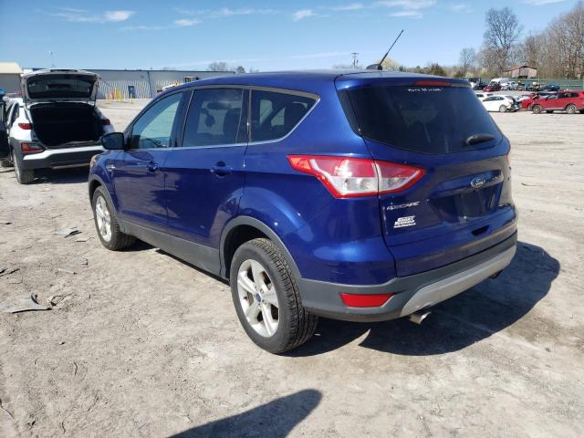 1FMCU0G76GUA80598 - 2016 FORD ESCAPE SE BLUE photo 2