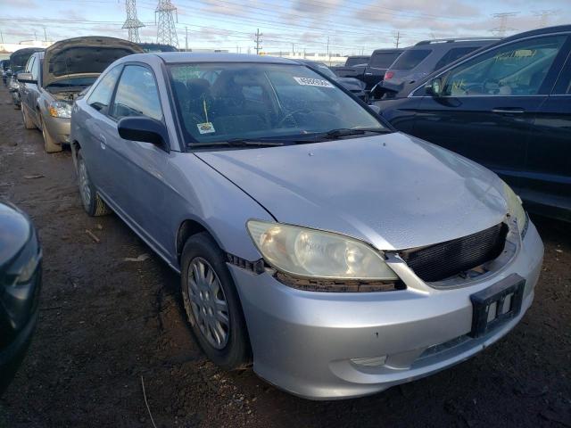 1HGEM22574L064203 - 2004 HONDA CIVIC LX SILVER photo 4