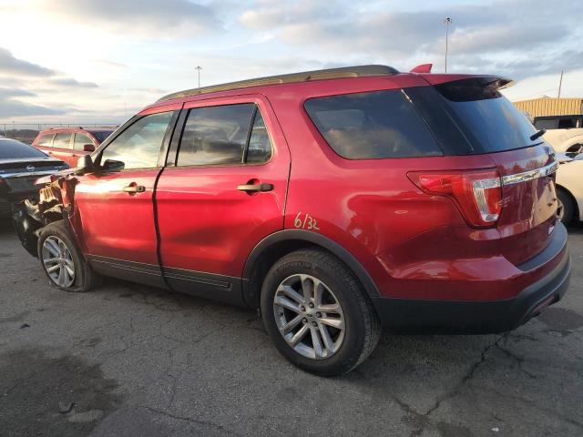 1FM5K7B82GGA06620 - 2016 FORD EXPLORER RED photo 2