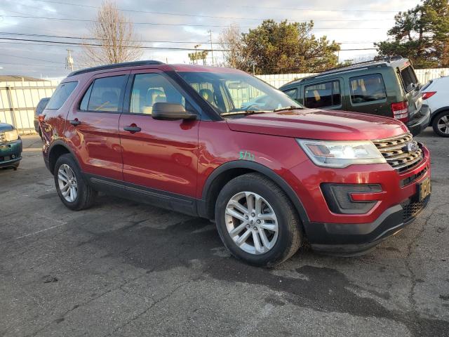 1FM5K7B82GGA06620 - 2016 FORD EXPLORER RED photo 4