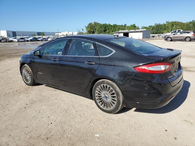 3FA6P0RU9ER127452 - 2014 FORD FUSION TITANIUM HEV BLACK photo 2