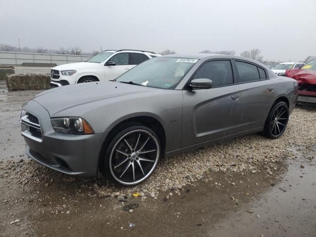 2B3CM5CT3BH572524 - 2011 DODGE CHARGER R/T GRAY photo 1