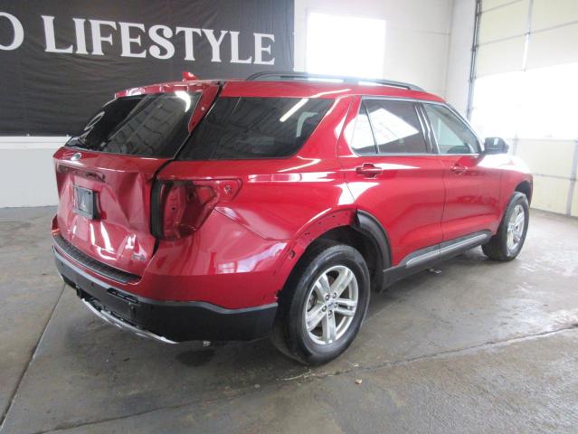 1FMSK8DH3LGC90825 - 2020 FORD EXPLORER XLT წითელი ფოტო 3