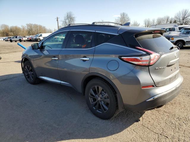 5N1AZ2MH0JN177458 - 2018 NISSAN MURANO S CHARCOAL photo 2