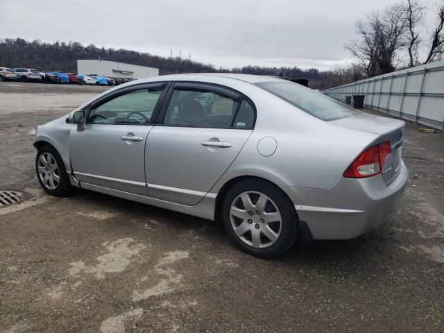 2HGFA16569H348153 - 2009 HONDA CIVIC LX SILVER photo 2