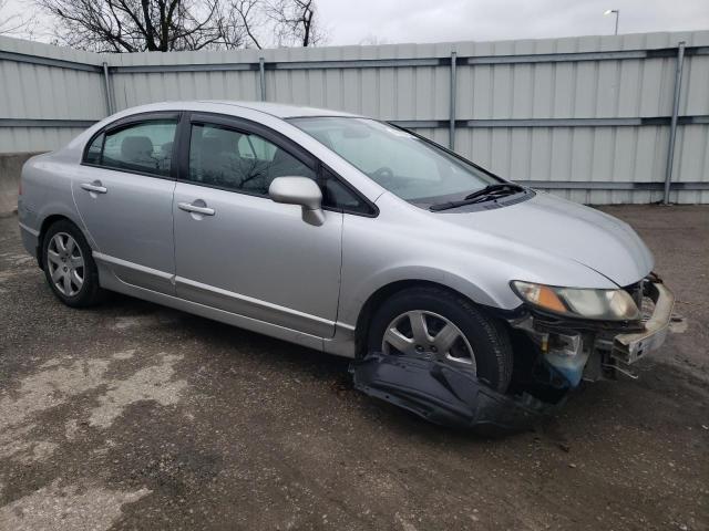 2HGFA16569H348153 - 2009 HONDA CIVIC LX SILVER photo 4