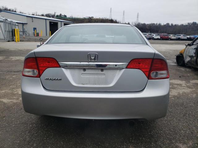 2HGFA16569H348153 - 2009 HONDA CIVIC LX SILVER photo 6