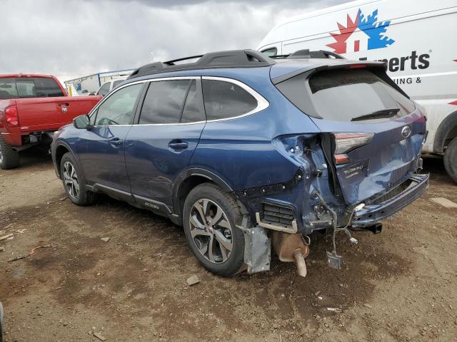 4S4BTAMC7N3229089 - 2022 SUBARU OUTBACK LIMITED BLUE photo 2