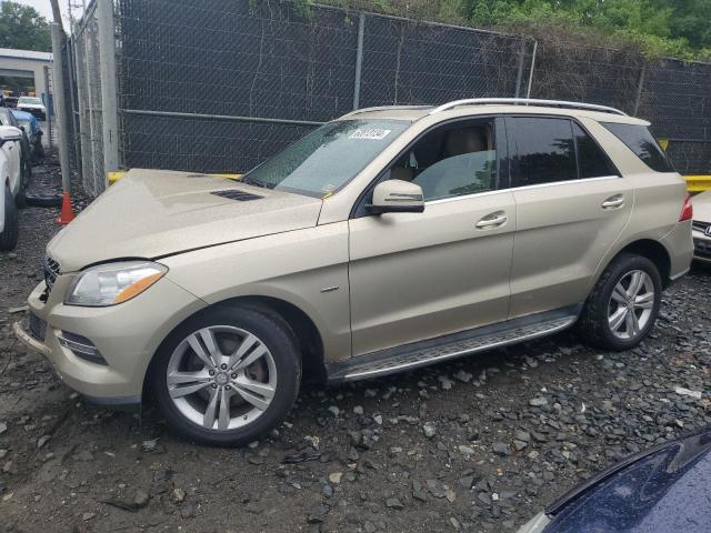4JGDA5HB4CA077935 - 2012 MERCEDES-BENZ ML 350 4MATIC GOLD photo 1