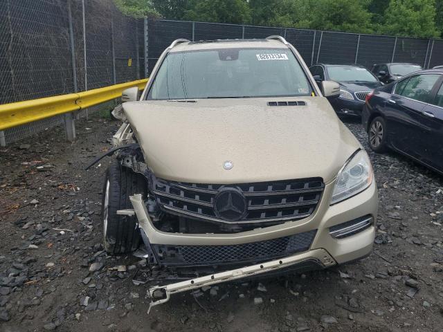 4JGDA5HB4CA077935 - 2012 MERCEDES-BENZ ML 350 4MATIC GOLD photo 5
