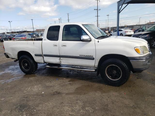 5TBRN34172S283101 - 2002 TOYOTA TUNDRA ACCESS CAB SR5 WHITE photo 4