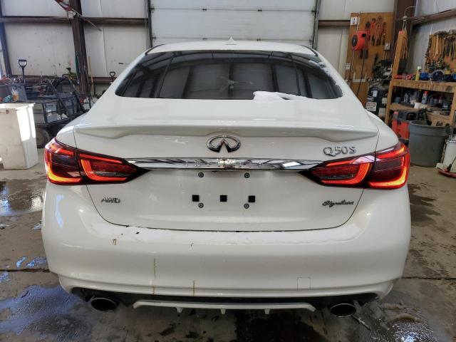 JN1EV7AR9LM255937 - 2020 INFINITI Q50 PURE WHITE photo 6