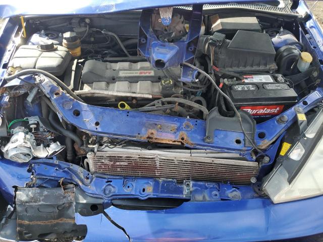 3FAHP39554R115879 - 2004 FORD FOCUS ZX3 SVT BLUE photo 11