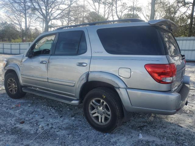 5TDBT48A36S269152 - 2006 TOYOTA SEQUOIA LIMITED SILVER photo 2