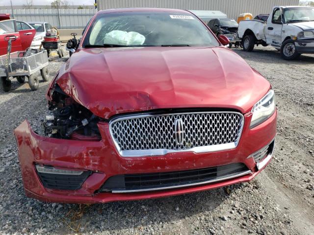 3LN6L5C9XHR615333 - 2017 LINCOLN MKZ SELECT RED photo 5