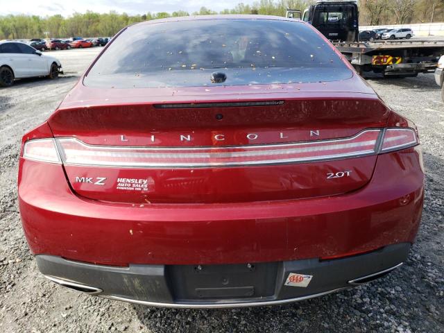 3LN6L5C9XHR615333 - 2017 LINCOLN MKZ SELECT RED photo 6