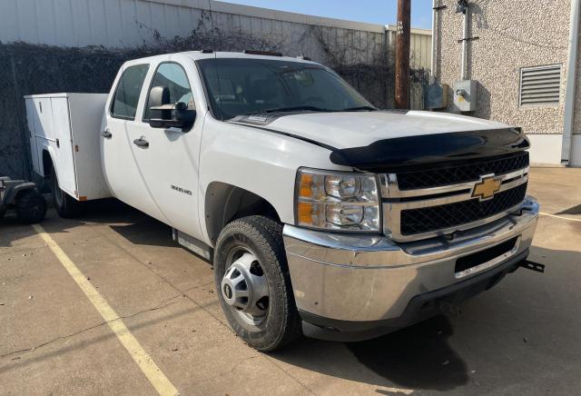 1GB4CZC81EF157785 - 2014 CHEVROLET SILVERADO C3500 WHITE photo 1