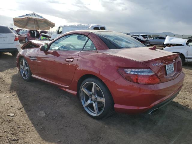 WDDPK4HA4FF104659 - 2015 MERCEDES-BENZ SLK 250 RED photo 2