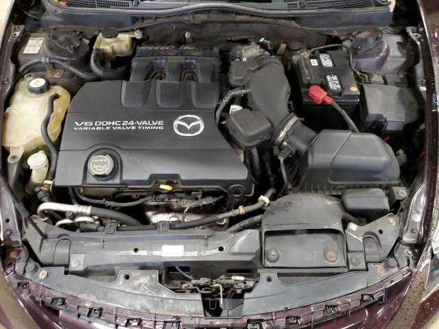 1YVHP82B195M28262 - 2009 MAZDA 6 S BURGUNDY photo 11