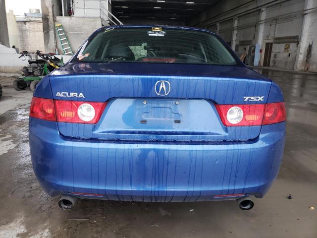 JH4CL96844C019367 - 2004 ACURA TSX BLUE photo 6