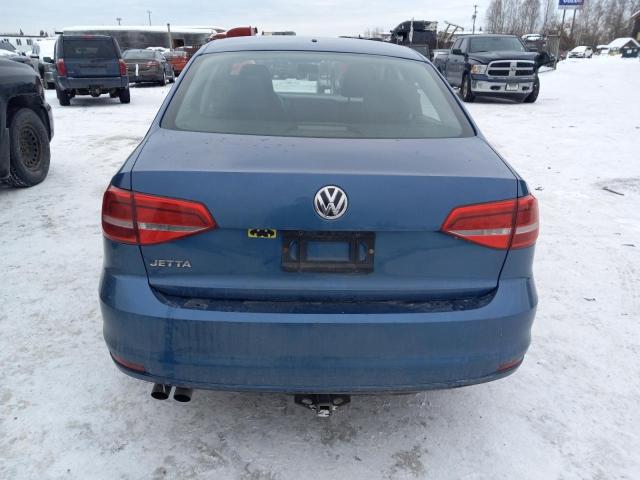 3VW2K7AJ1FM279531 - 2015 VOLKSWAGEN JETTA BASE BLUE photo 6