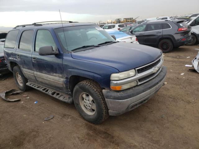 1GNEK13T52J144398 - 2002 CHEVROLET TAHOE K1500 BLUE photo 4