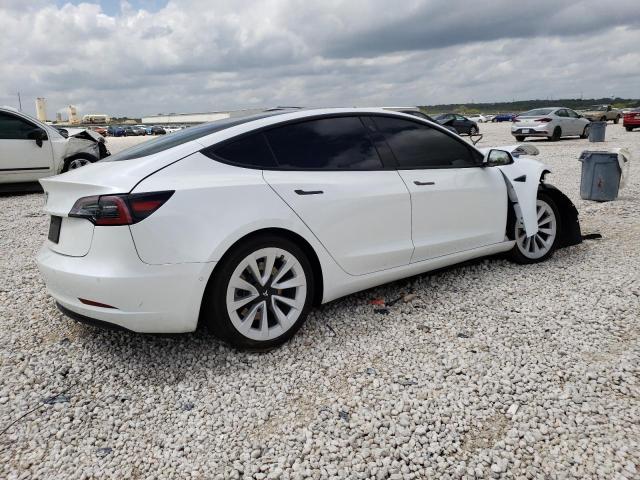 5YJ3E1EA5MF998465 - 2021 TESLA MODEL 3 WHITE photo 3