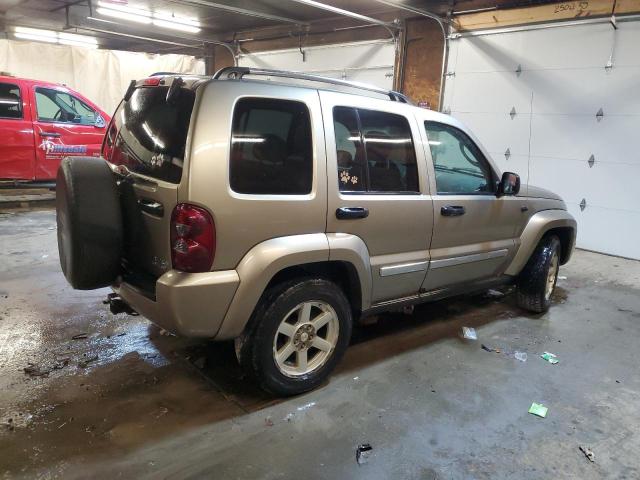 1J4GL58K96W247784 - 2006 JEEP LIBERTY LIMITED TAN photo 3