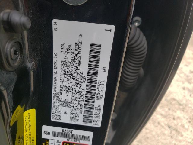 5TFAW5F18EX361233 - 2014 TOYOTA TUNDRA CREWMAX PLATINUM Qara foto 12