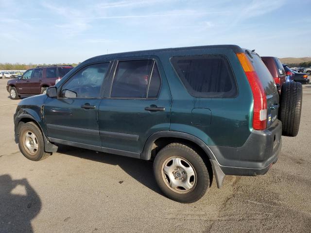 JHLRD68424C017122 - 2004 HONDA CR-V LX GREEN photo 2