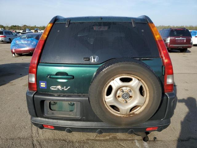 JHLRD68424C017122 - 2004 HONDA CR-V LX GREEN photo 6