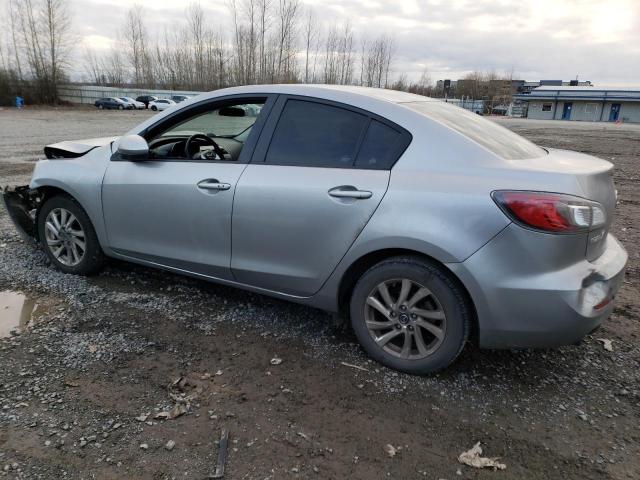 JM1BL1VP0D1830876 - 2013 MAZDA 3 I SILVER photo 2