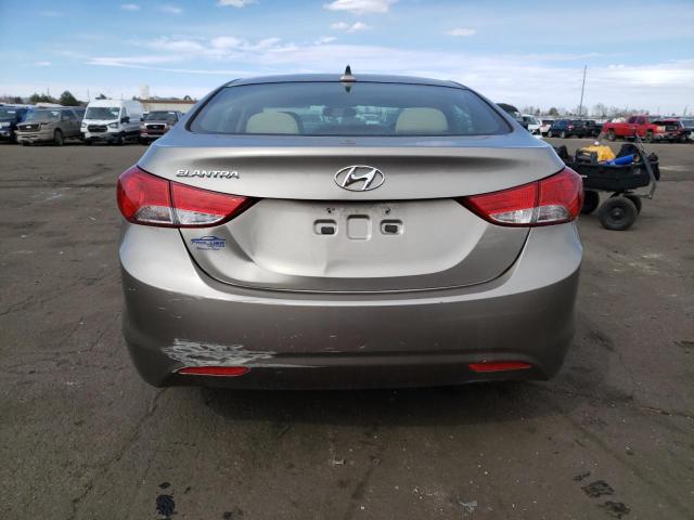 5NPDH4AE2DH361329 - 2013 HYUNDAI ELANTRA GLS GOLD photo 6