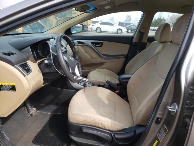 5NPDH4AE2DH361329 - 2013 HYUNDAI ELANTRA GLS GOLD photo 7