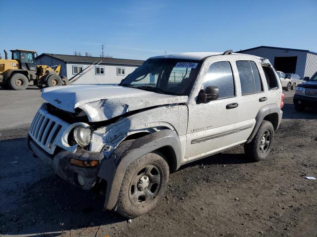 1J8GL48K42W245069 - 2002 JEEP LIBERTY SPORT WHITE photo 1