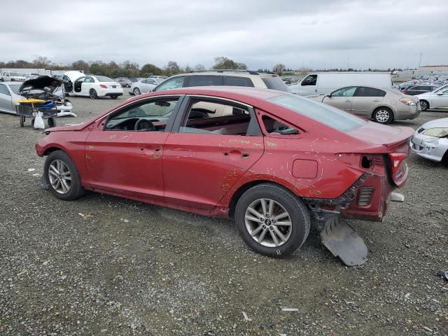 5NPE24AF2FH007389 - 2015 HYUNDAI SONATA SE RED photo 2