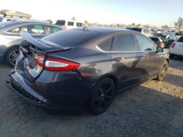 3FA6P0H78FR151366 - 2015 FORD FUSION SE GRAY photo 3